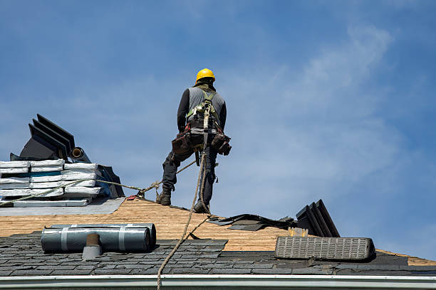 Professional Roof Installation technician working in Bartlett, NH